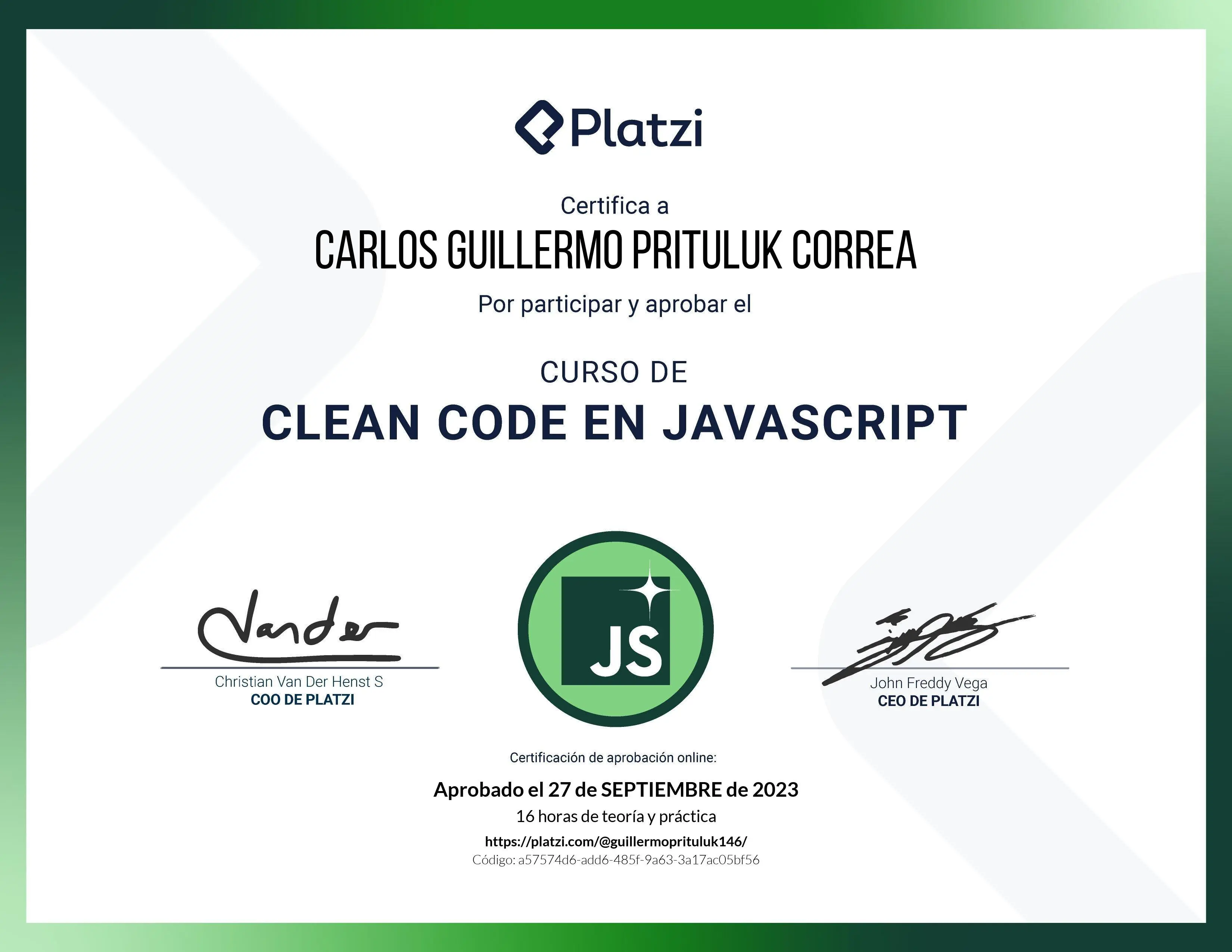 Clean Code en JavaScript