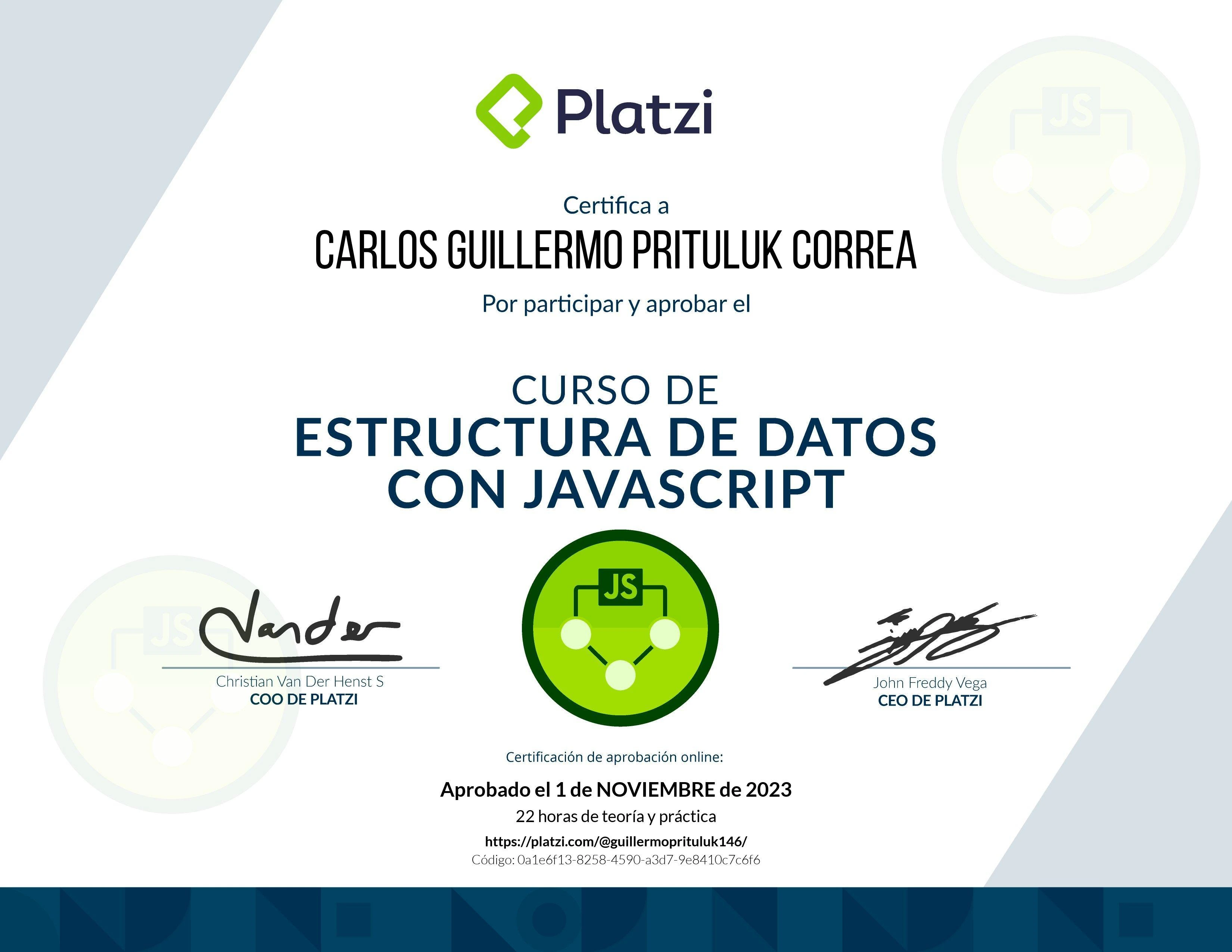 Estructura de Datos con JavaScript