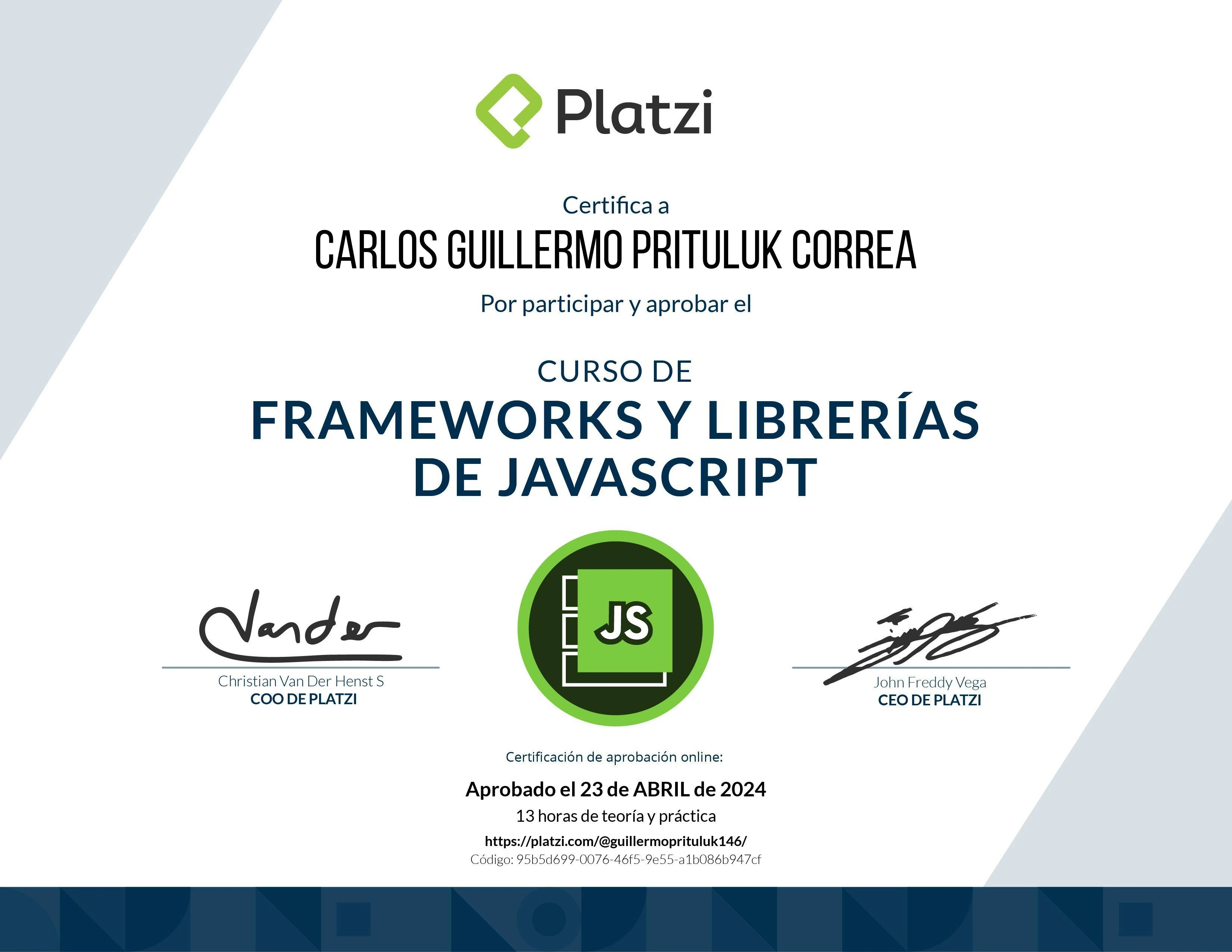 Frameworks y Librerías de JavaScript