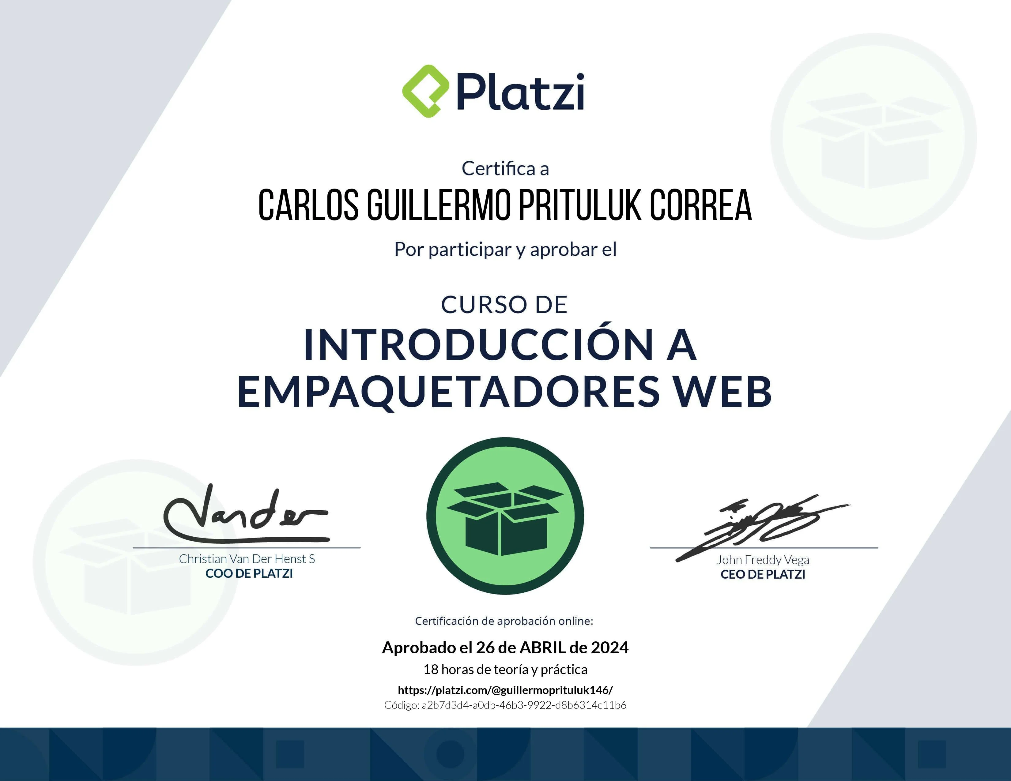 Introduccion a Empaquetadores Web
